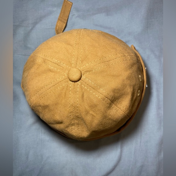 Upcycled Carhartt cotton docker hat with a rolled cuff and a brimless design - Picture 3 of 4